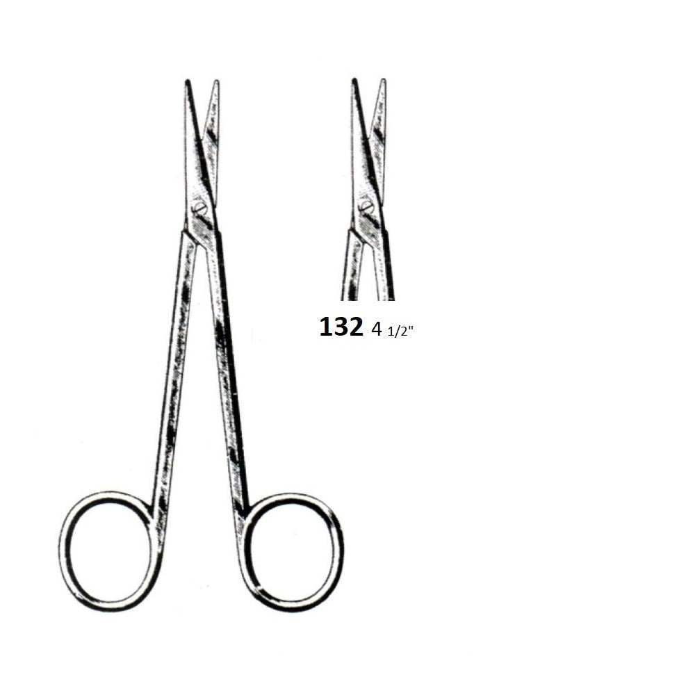 STRABISMUS SCISSORS STRAIGHT 132 Surgical Design Shop strabismus-scissors-straight-132-surgical-design-shop