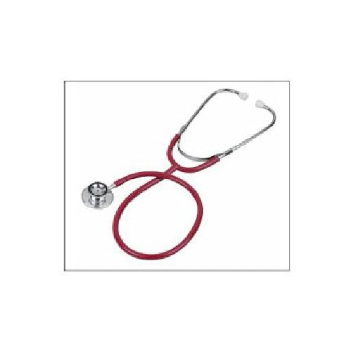 Dual Head Stethoscope Burgandy Tubing