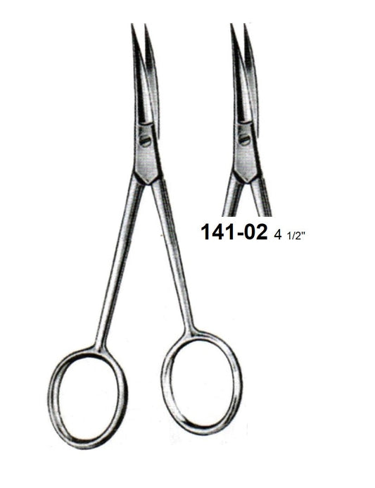 DISSECTING SCISSORS CURVED 141-02