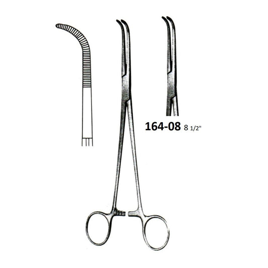 MIXTER FORCEPS CURVED 164-08