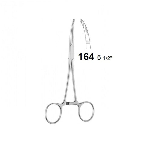 KELLY FORCEPS CURVED 164