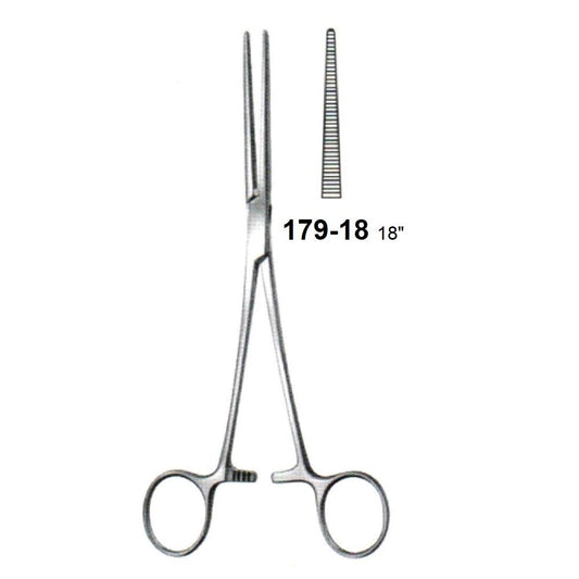 ROCHESTER / PEAN FORCEPS STRAIGHT 179-18