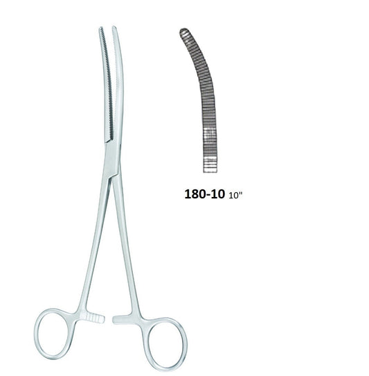 ROCHESTER / PEAN FORCEPS CURVED 180-10