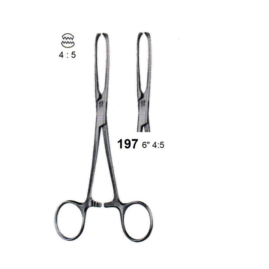 ALLIS TISSUE FORCEPS 4 : 5 TEETH 197