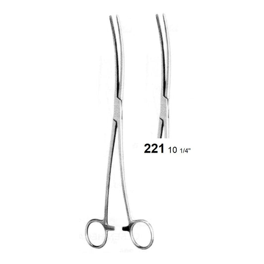 BOZEMAN FORCEPS CURVED 221