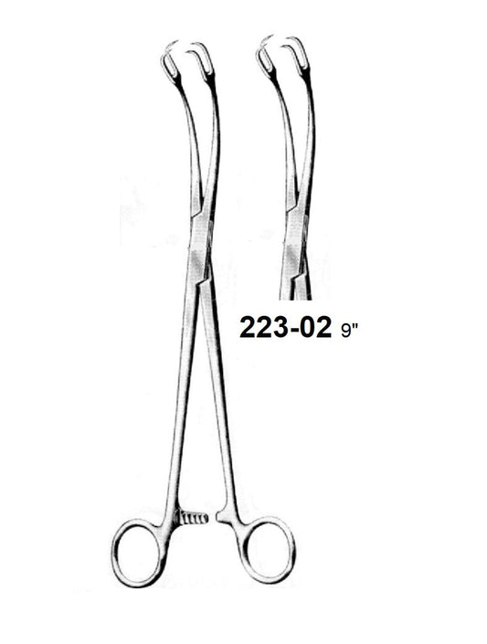 SCHROEDER VULSELLUM FORCEPS FULL-CURVED 223-02