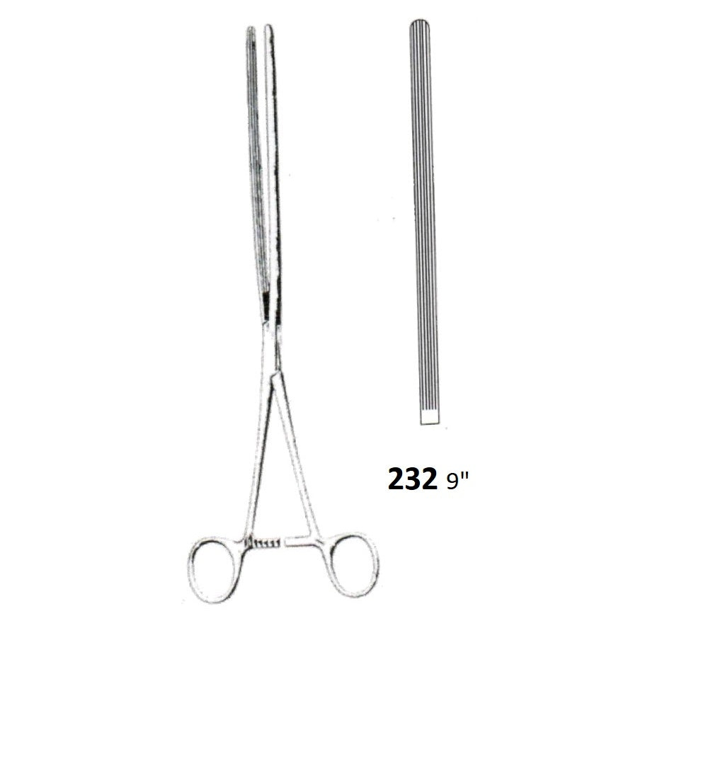 DOYEN INTESTINAL FORCEP STRAIGHT 232 – Surgical Design Shop