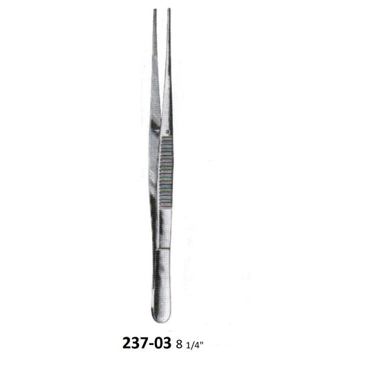 POTT-SMITH DRESSING FORCEPS,SERRATED 237-03