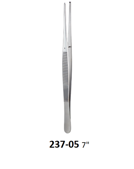 POTT-SMITH TISSUE FORCEPS, 1x2 TEETH  237-05