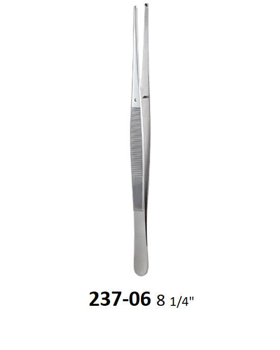 POTT-SMITH TISSUE FORCEPS, 1x2 TEETH  237-06