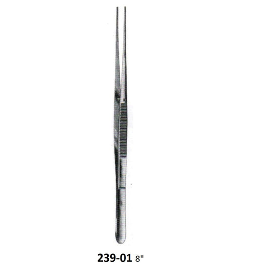 THUMB DRESSING FORCEPS,W/PIN,SERRATED 239-01