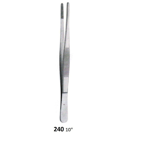 12" Dressing Tissue Forceps Tweezer Surgical Instrument Serrated - Foto 7