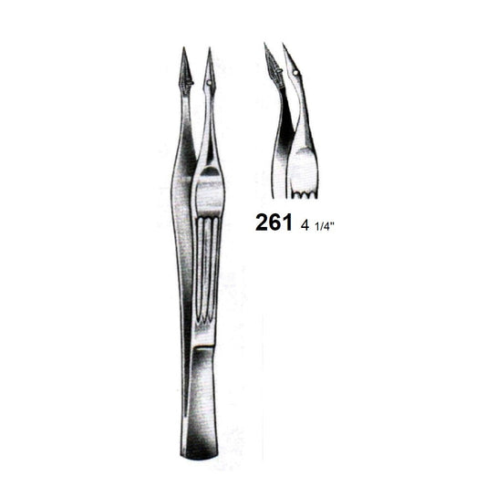 CARMALT SPLINTER FORCEPS CURVED 261