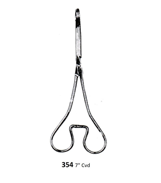 SPONGE HOLDING FORCEPS CURVED WIR-FORM C.P 354