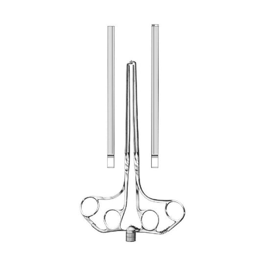 Abadle Stomach intestinal Twin Clamp Forceps