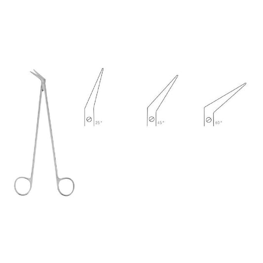 DE BAKEY VASCULAR SCISSORS S/S Angled