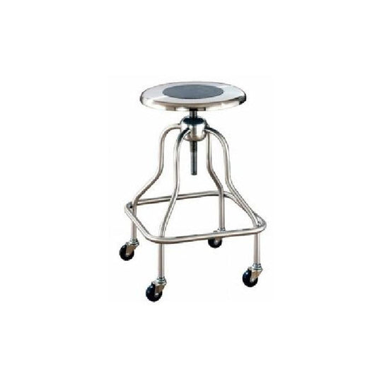 PNEUMATIC REVOLVING STOOL WITH FOOTRING