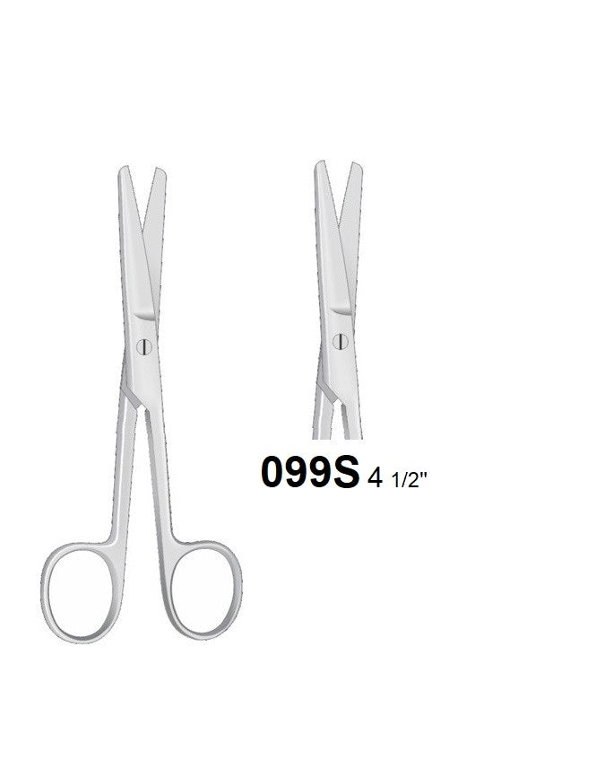 Operating Scissors Cove Rd OPERATING SCISSORS Straight , 099S – Surgical Design Shop