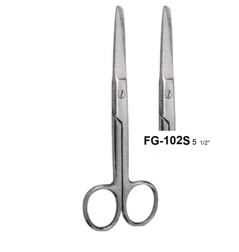 OPERATING SCISSORS Straight FG-102S – Surgical Design Shop