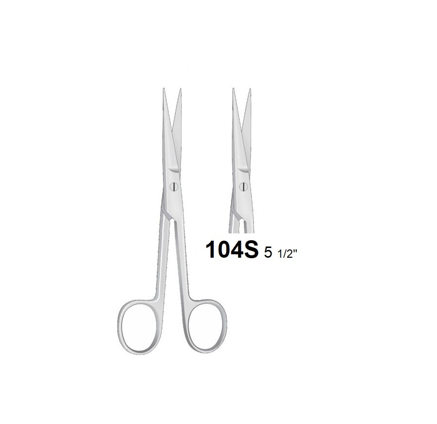 OPERATING SCISSORS Straight FG-104 – Surgical Design Shop