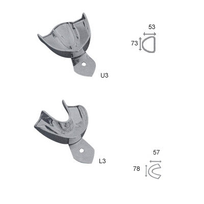 Stainless Steel Impression Trays