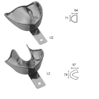 Stainless Steel Impression Trays