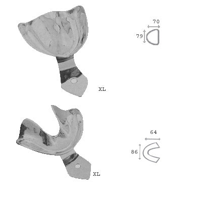 Stainless Steel Impression Trays