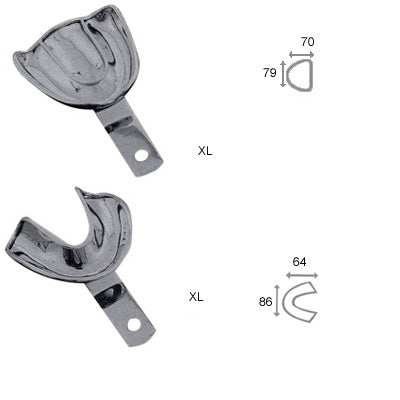 Stainless Steel Impression Trays