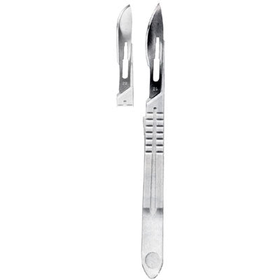 Sterile Scalpels With Solid Plastic Handle