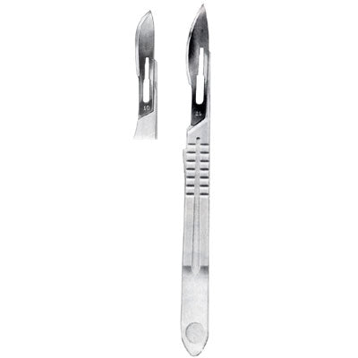 Sterile Scalpels With Solid Plastic Handle