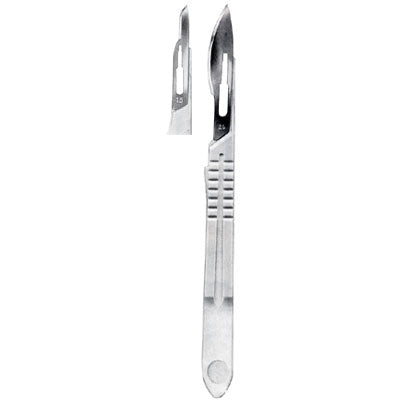 Sterile Scalpels With Solid Plastic Handle
