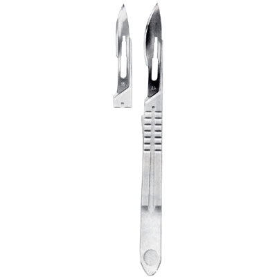 Sterile Scalpels With Solid Plastic Handle